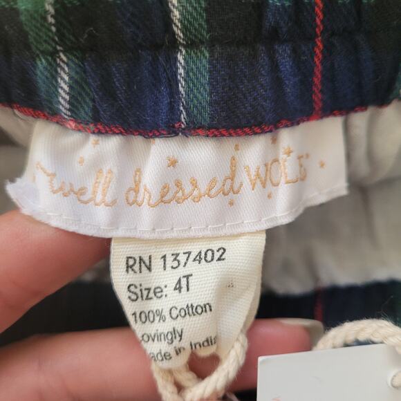 Well Dressed Wolf Plaid Pajama Pants - Picture 2 of 3